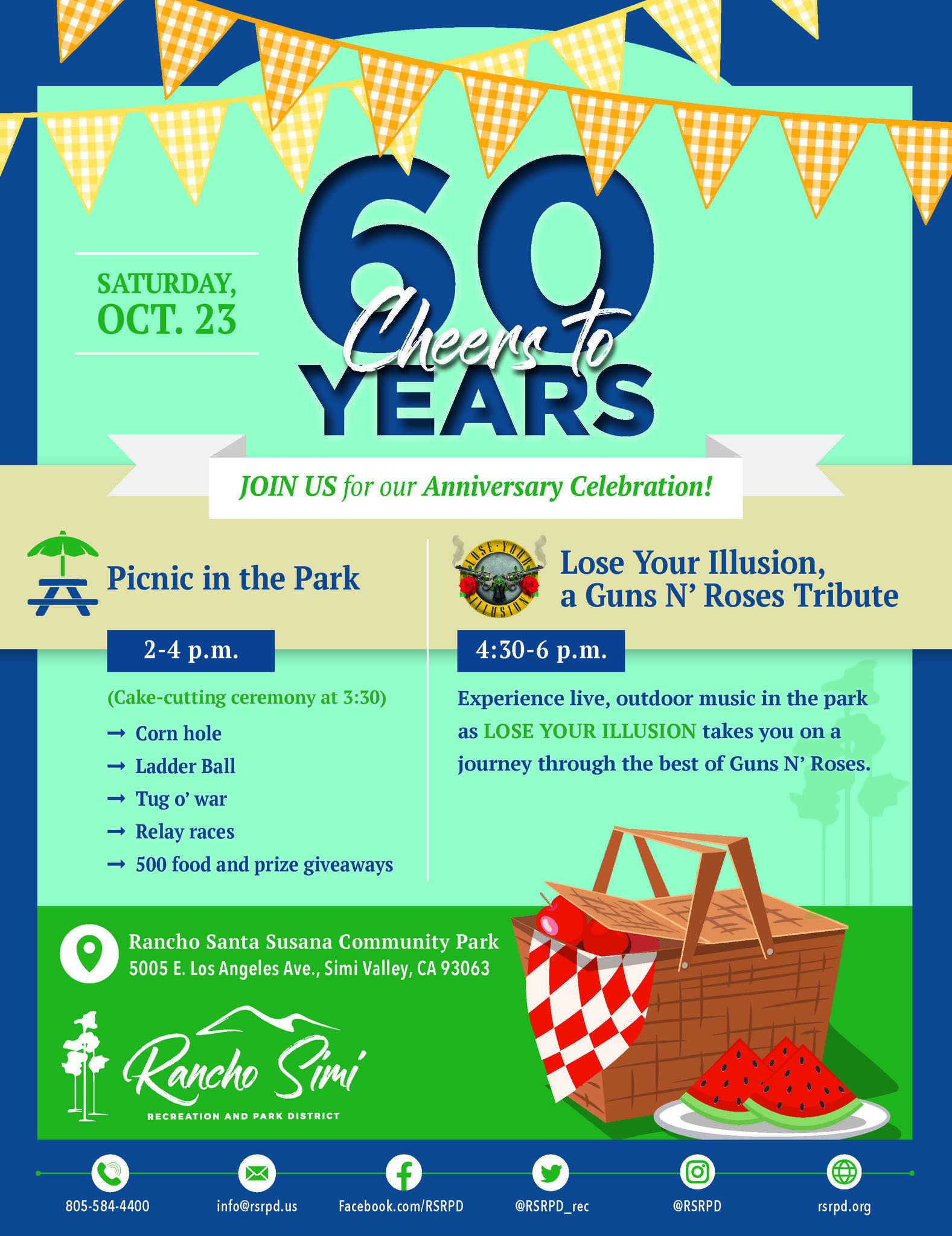 Celebrate the Rancho Simi Recreation and Park District's 60th