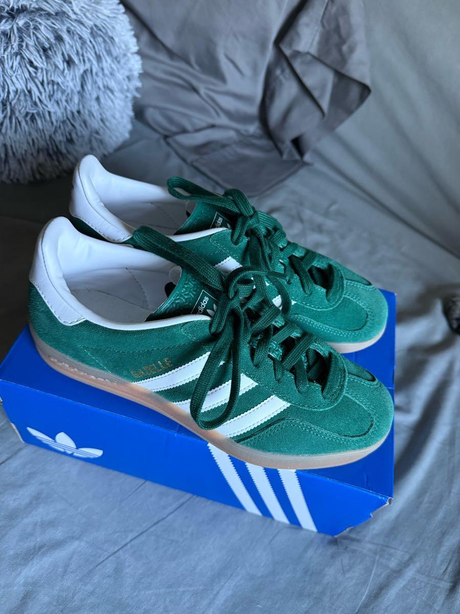 adidas gazelle silver green womens adidas Originals