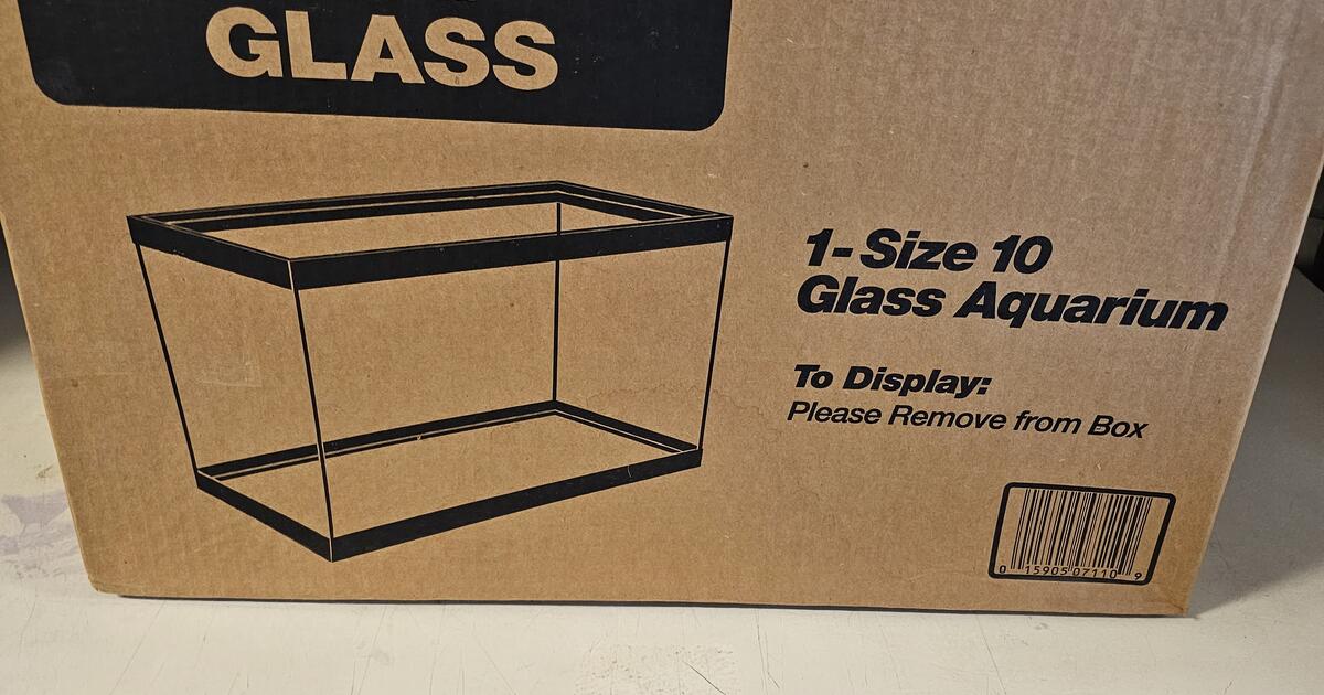 Standard Glass 10 Gallon Rectangular Tank for Aquariums & Terrariums