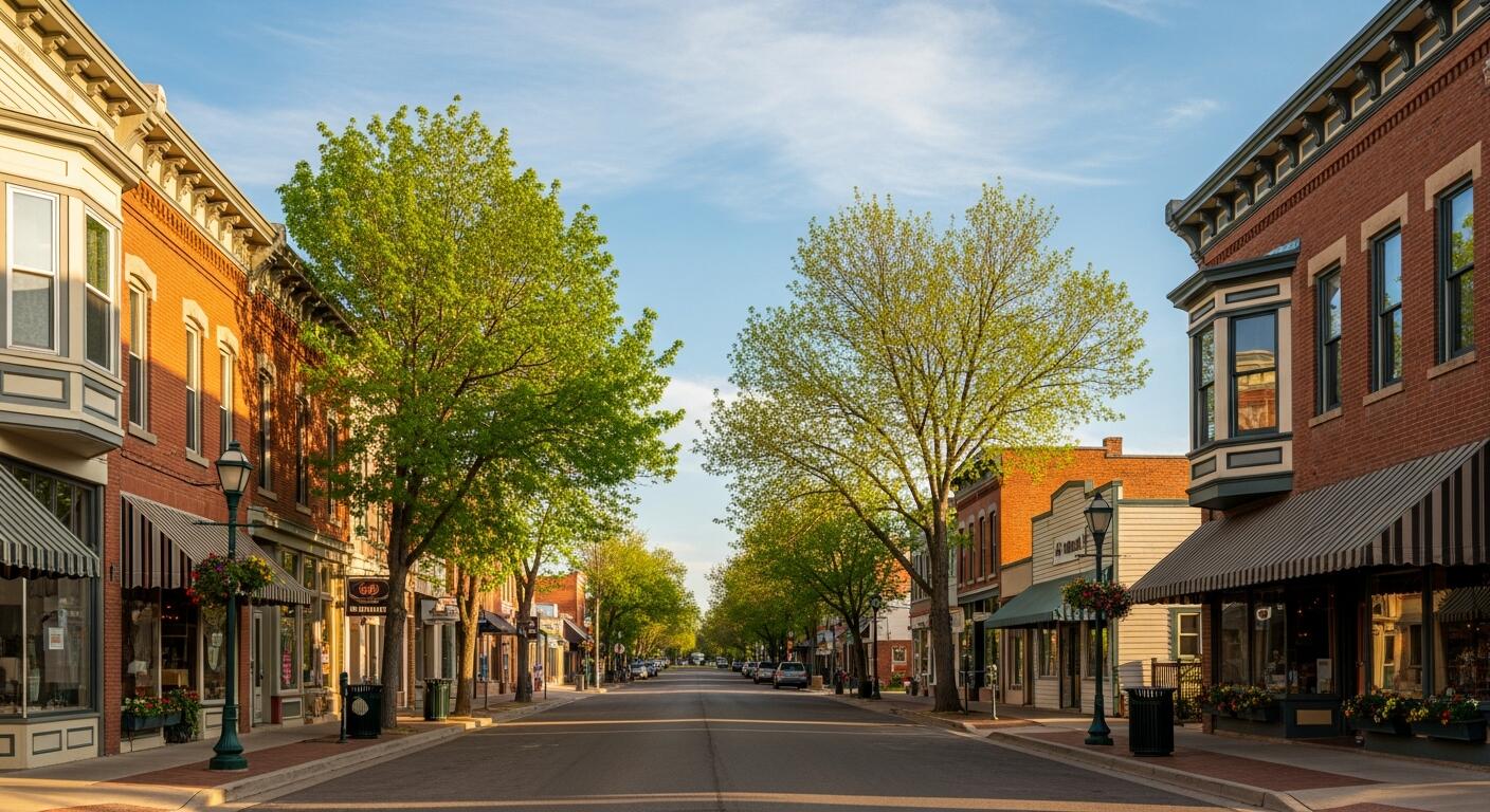 Old Town Windsor Colorado streetscape