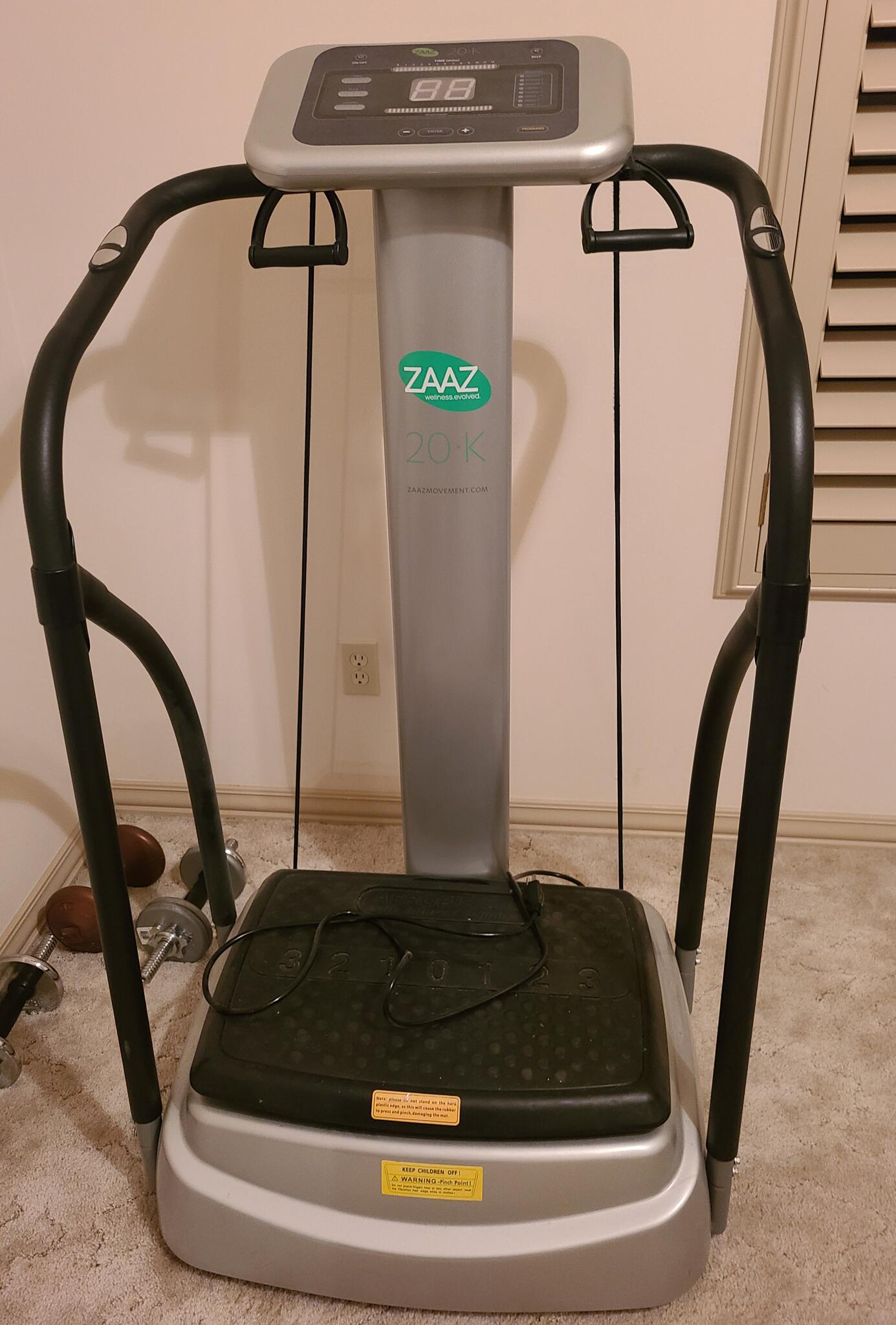 ZAAZ 20K Vibration Plate Exercise Machine Lightly Used. Comes With Manual Exercises For 850 In Lubbock TX For Sale Free Nextdoor