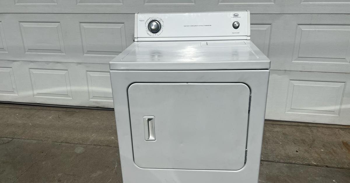 WHITE WHIRLPOOL ROPER GAS DRYER CONDITION for 185 in Glendora, CA For Sale & Free — Nextdoor