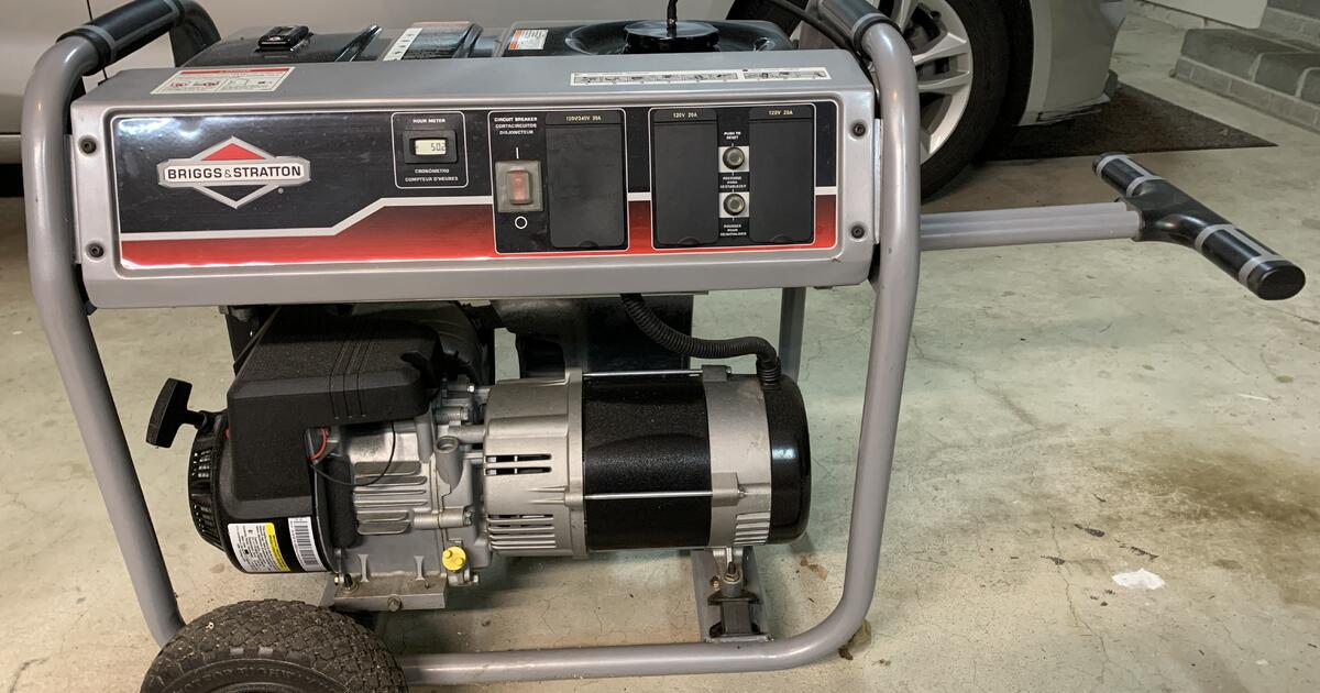 Generator Briggs & Stratton 7500 Start 6000 Watt Rated for 400 in Branchburg, NJ For Sale