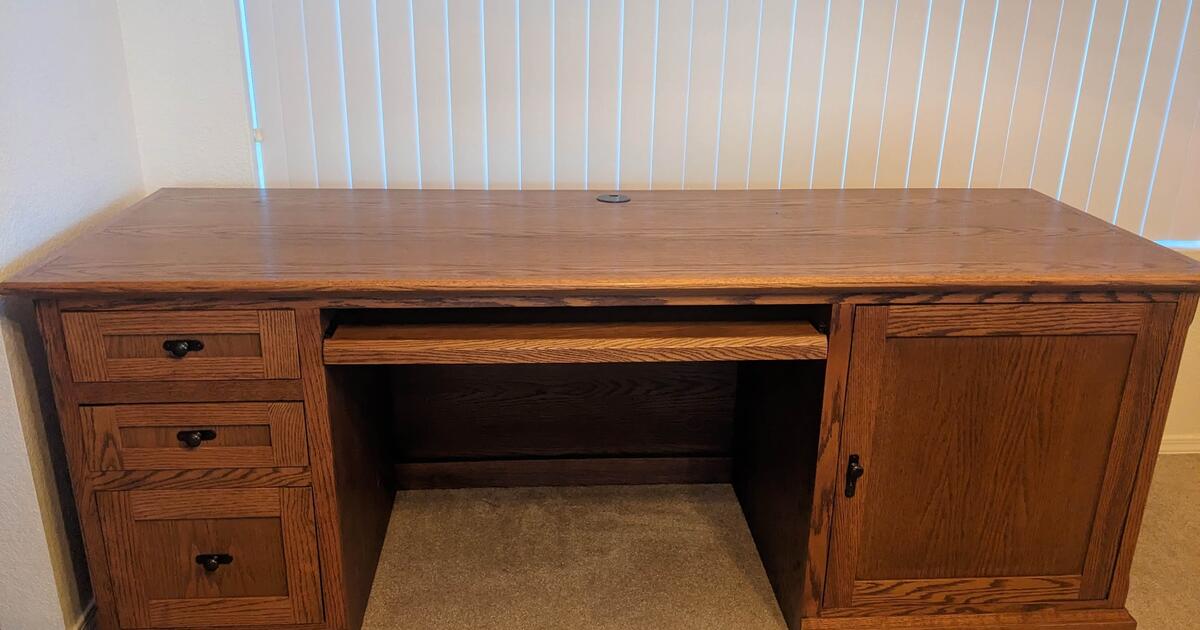 Solid oak office desk for 1499 in Prescott, AZ Finds — Nextdoor