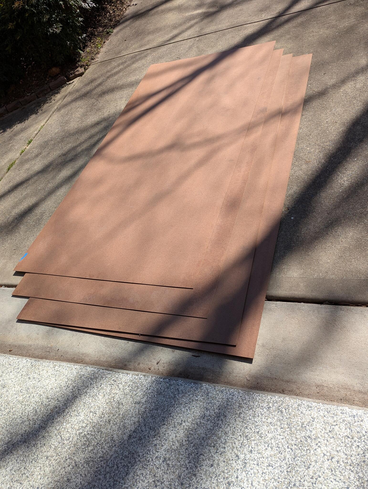 1/8" Hardboard Sheets