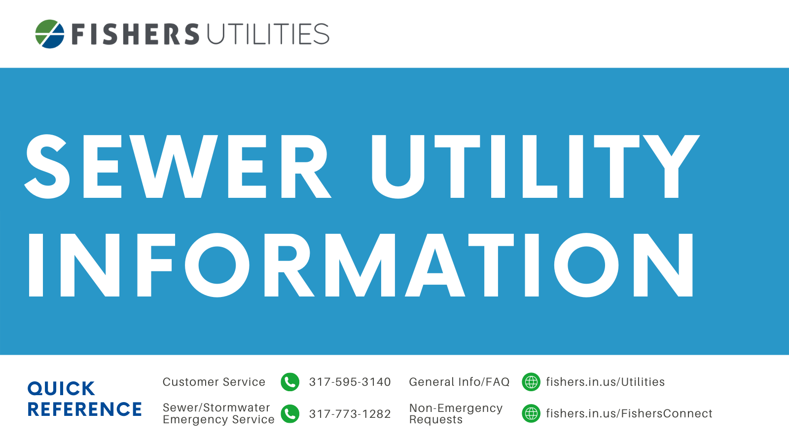 Fishers Sewer Utility Updates - For Legacy Fishers Sewer Utility