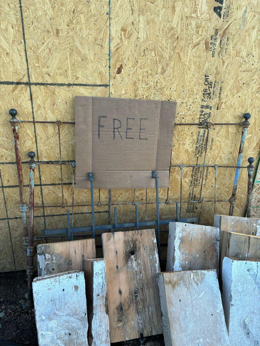 FREE items, including antique metal bed frame for Free in Littleton, CO For Sale & Free