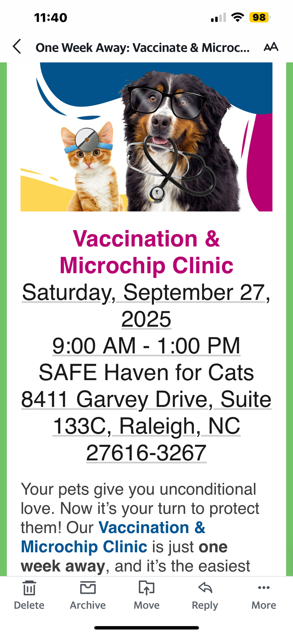 Microchip clinic