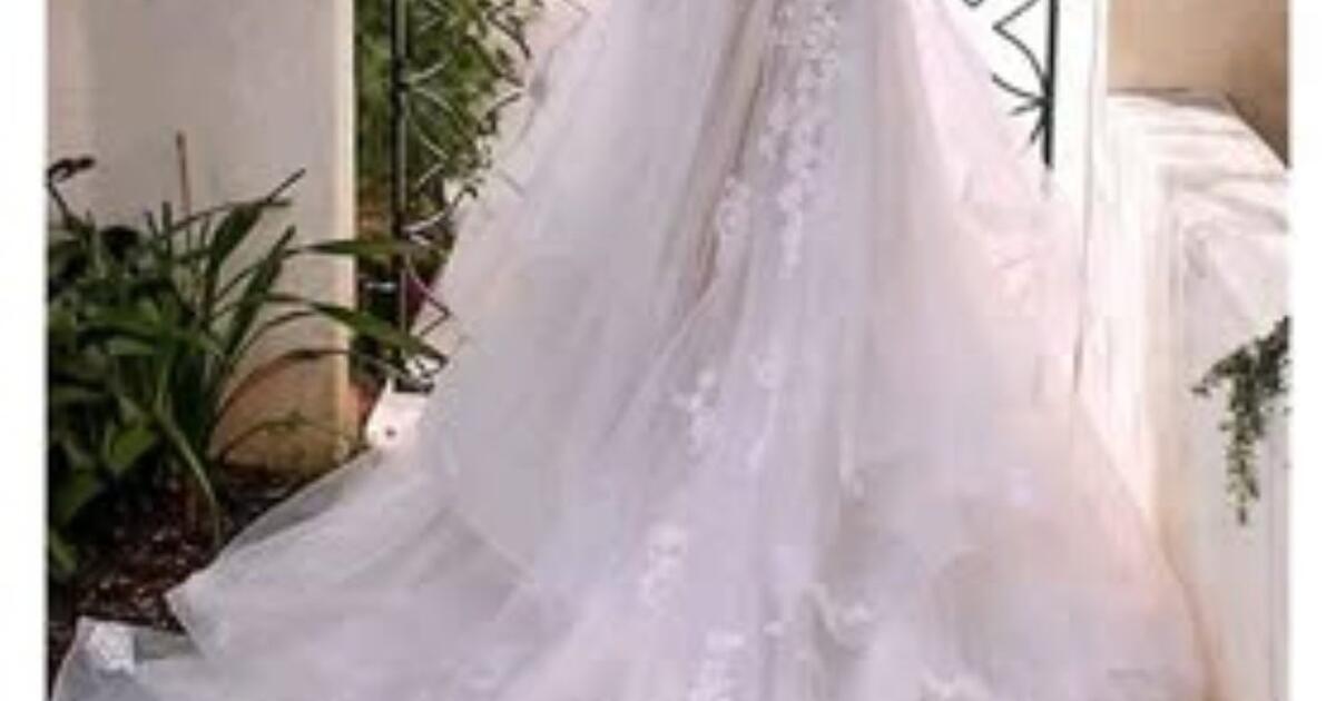 new-wedding-dress-a-line-v-neck-chapel-train-lace-tulle-for-400-in