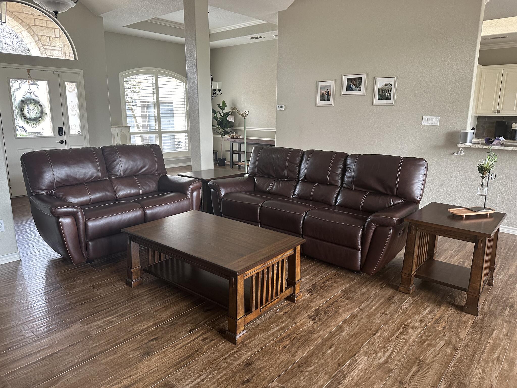 Leather recliner couch and loveseat for 350 in Horseshoe Bay, TX For
