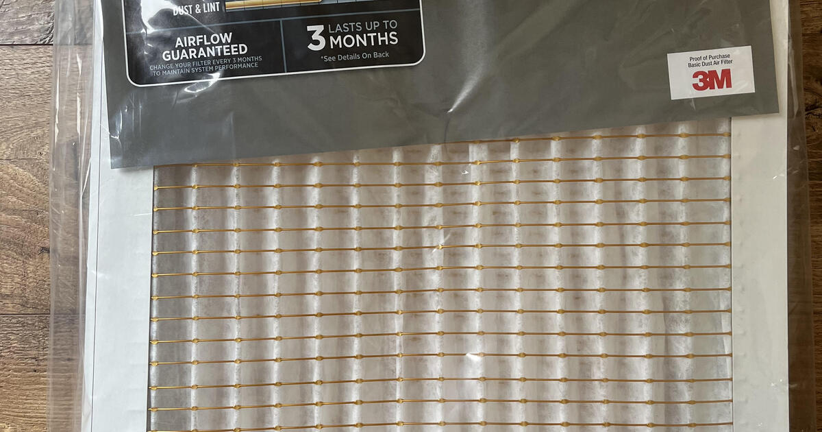 3M Filtrete air cleaning filters 16x25x1 for Free in Millville, DE