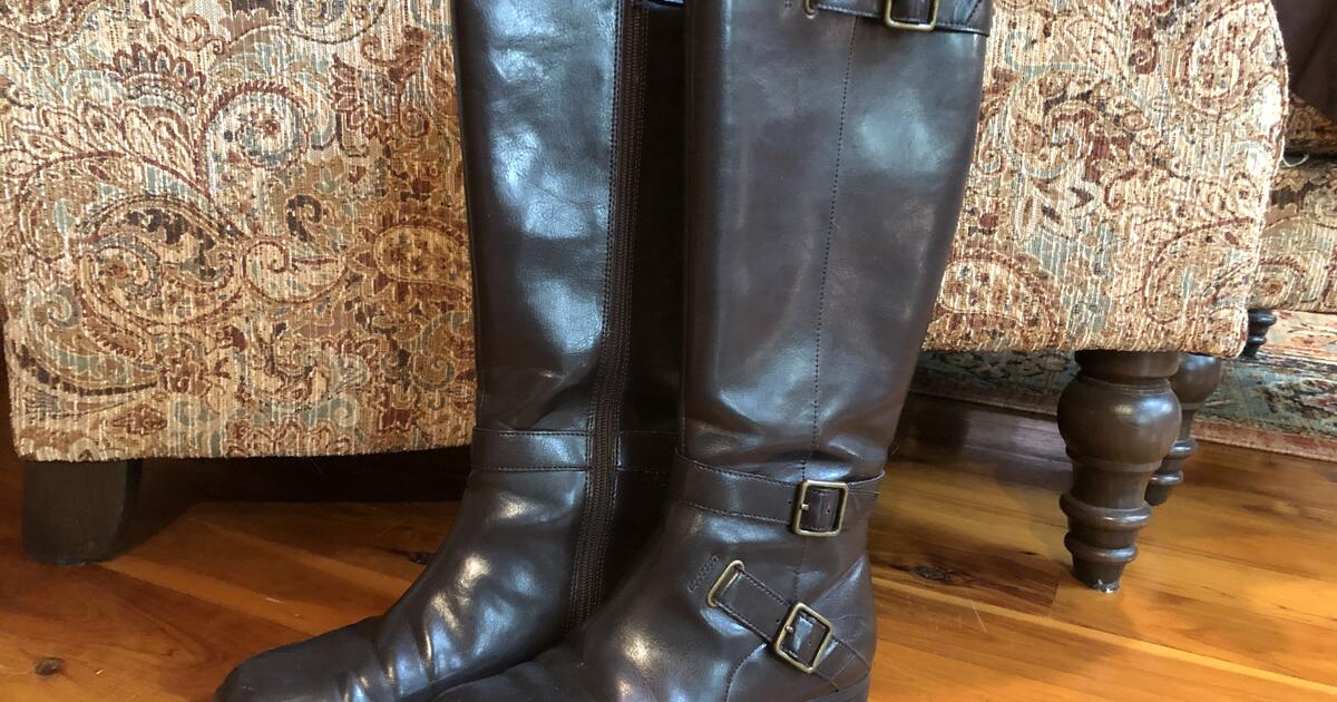 CHAPS Boots Women's Sz 6.5 Brown w/Buckle Accent for $8 in Hudson, WI ...