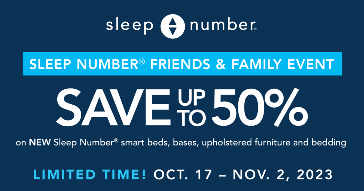 Sleep Number Friends & Family Event/Save Up To 50 for Free in