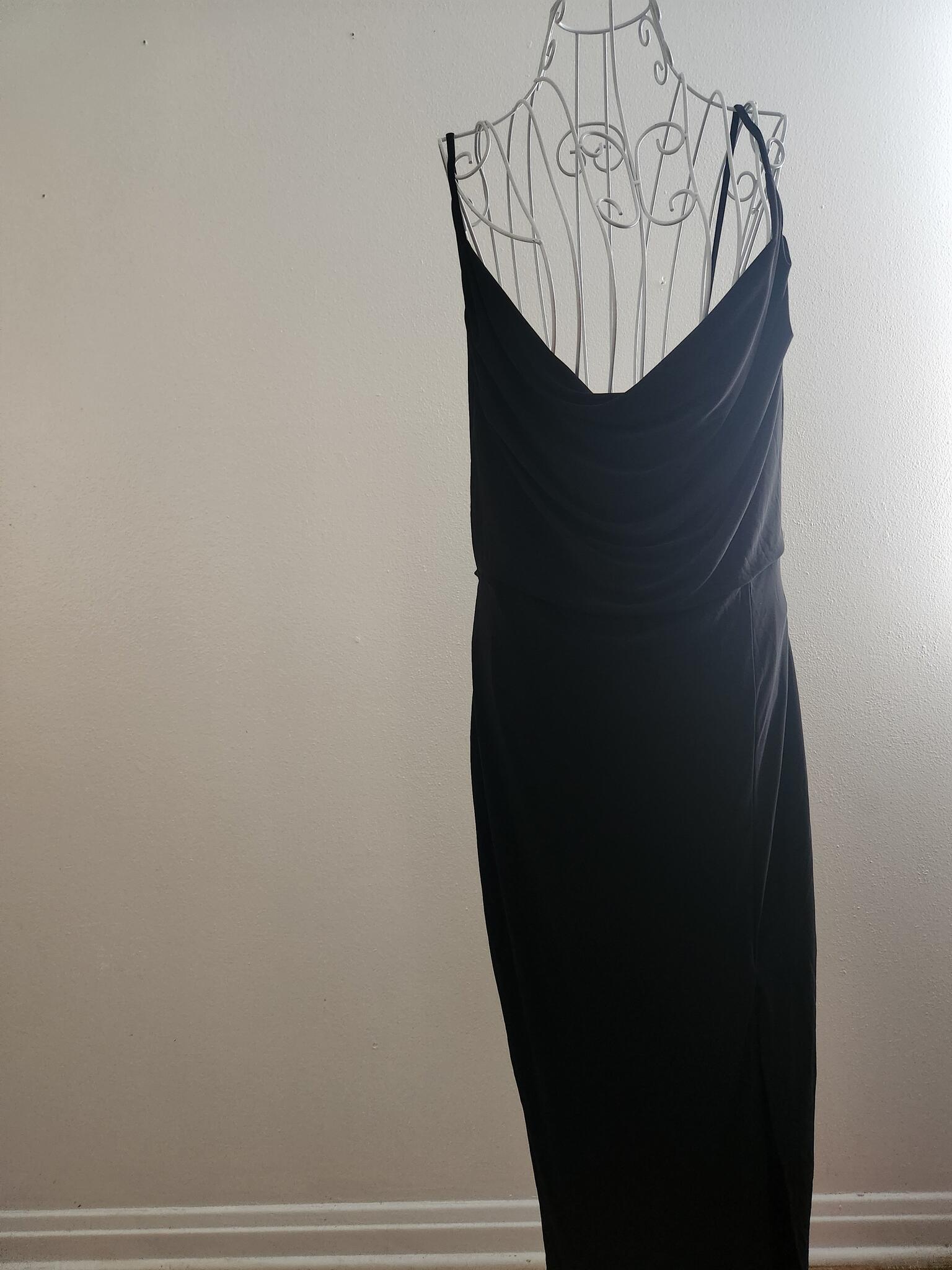 current air maxi dress Blue long dress