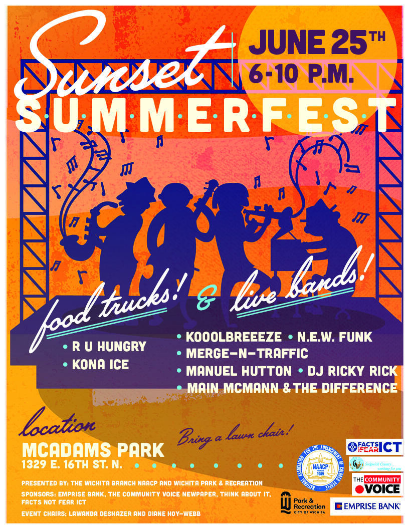 Sunset Summerfest is at McAdams Park this weekend! (City of Wichita ...