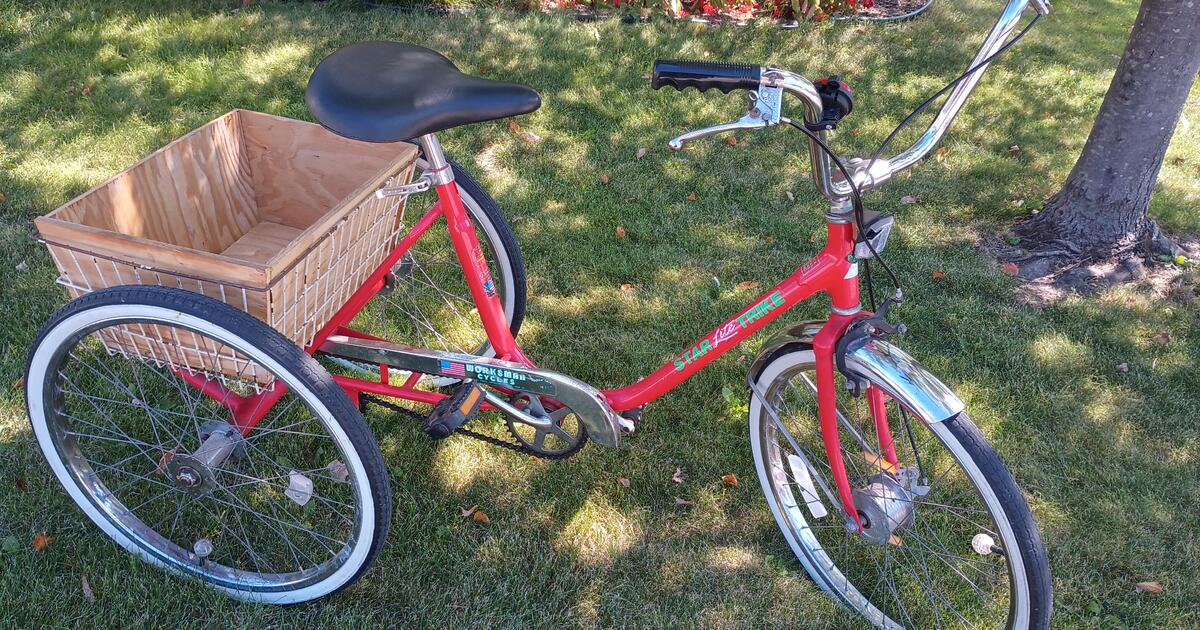 Vintage WORKSMAN one-speed adult trike. for $100 in Warrenville, IL ...