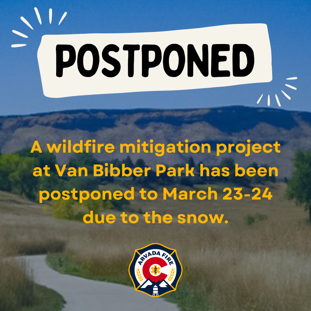 📢 A wildfire mitigation project planned for this weekend at Van Bibber ...