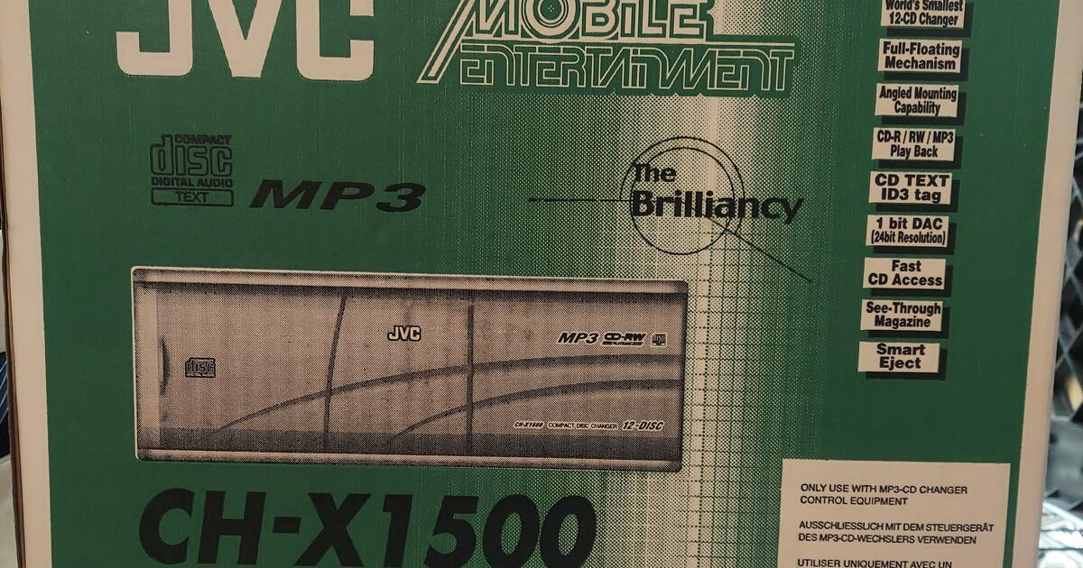 New in box JVC 12 disc CD changer CHX1500 100 Cash only Local pickup No holds NW