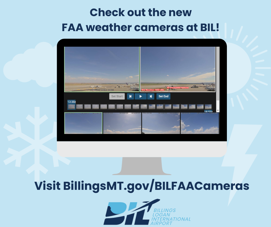 Weather cameras installed at Billings Logan International Airport by