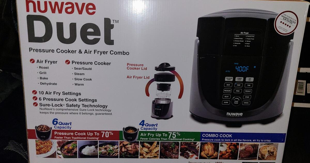 Nuwave DUET pressure Cooker And Air Fryer Combo for 100 in Lexington