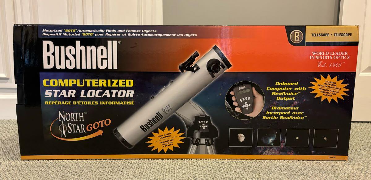 Bushnell North Star Computerized Star Locator Telescope #78-8846