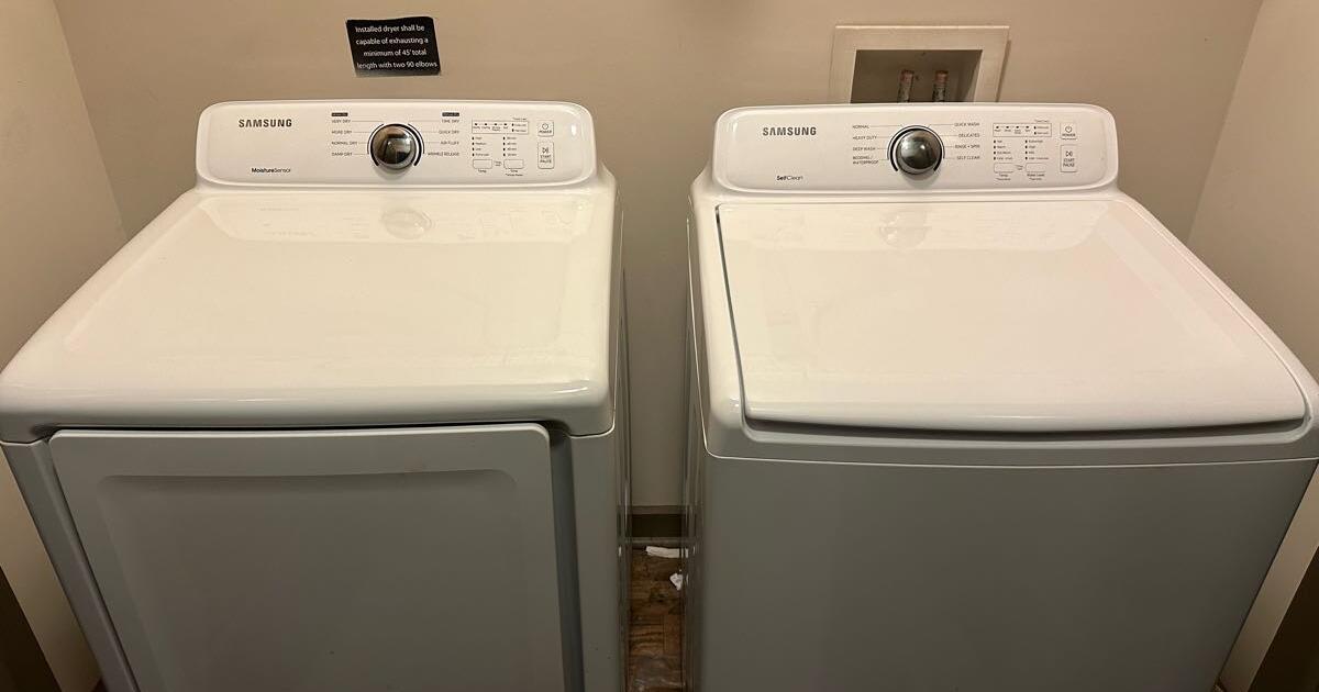 Must go fast! Samsung Washer & Dryer Set Used for 450 in Atlanta, GA