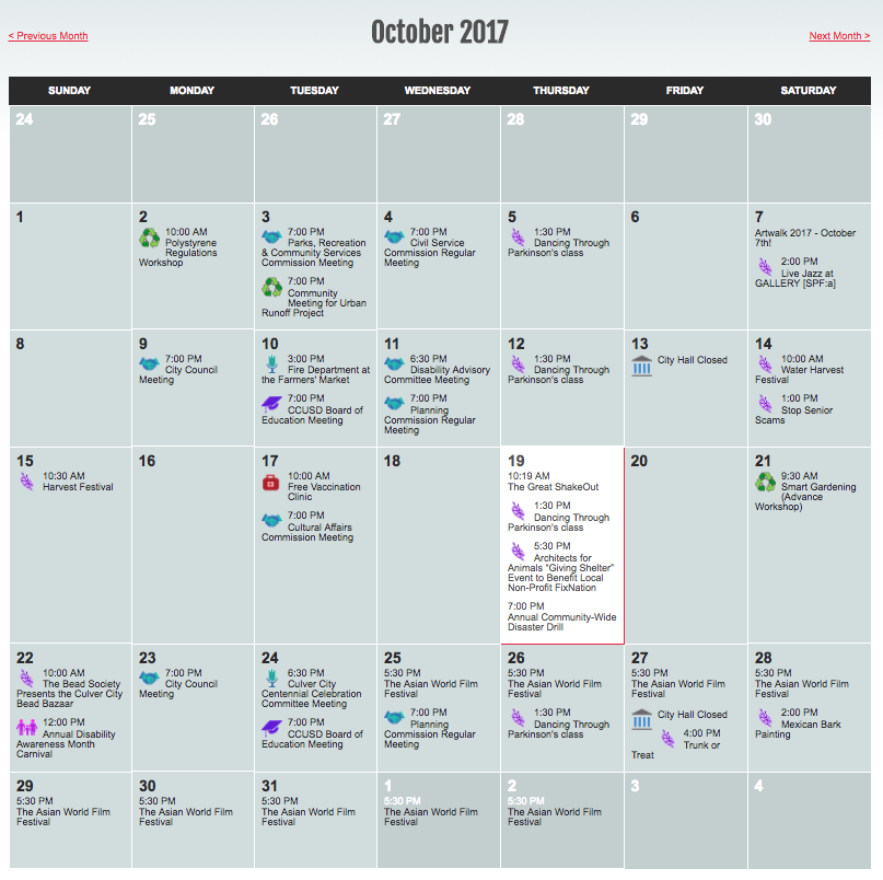 Culver City Community Calendar (City of Culver City) Nextdoor Nextdoor