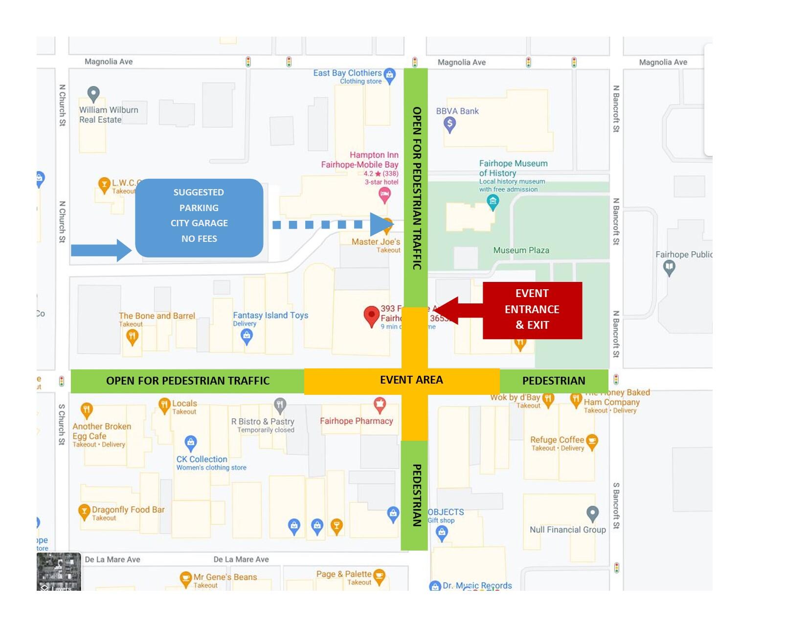 Downtown Road Closure (Fairhope Police Department) — Nextdoor — Nextdoor