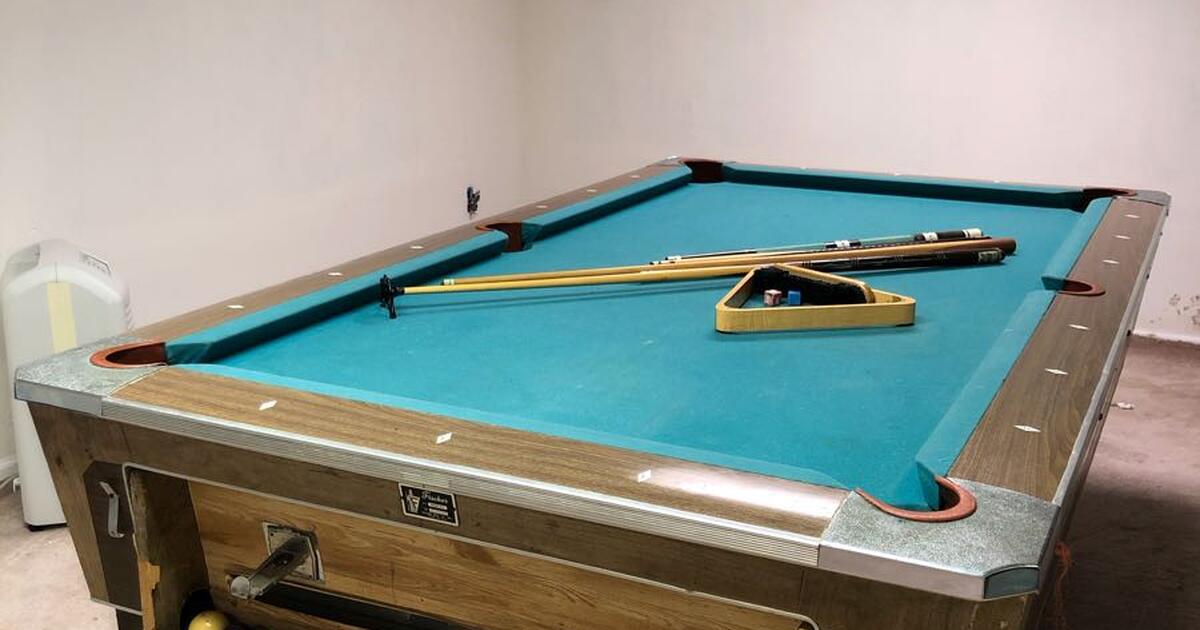 4x8’ Fisher pool table. You dismantle and removal. for Free in Howell, NJ Finds — Nextdoor