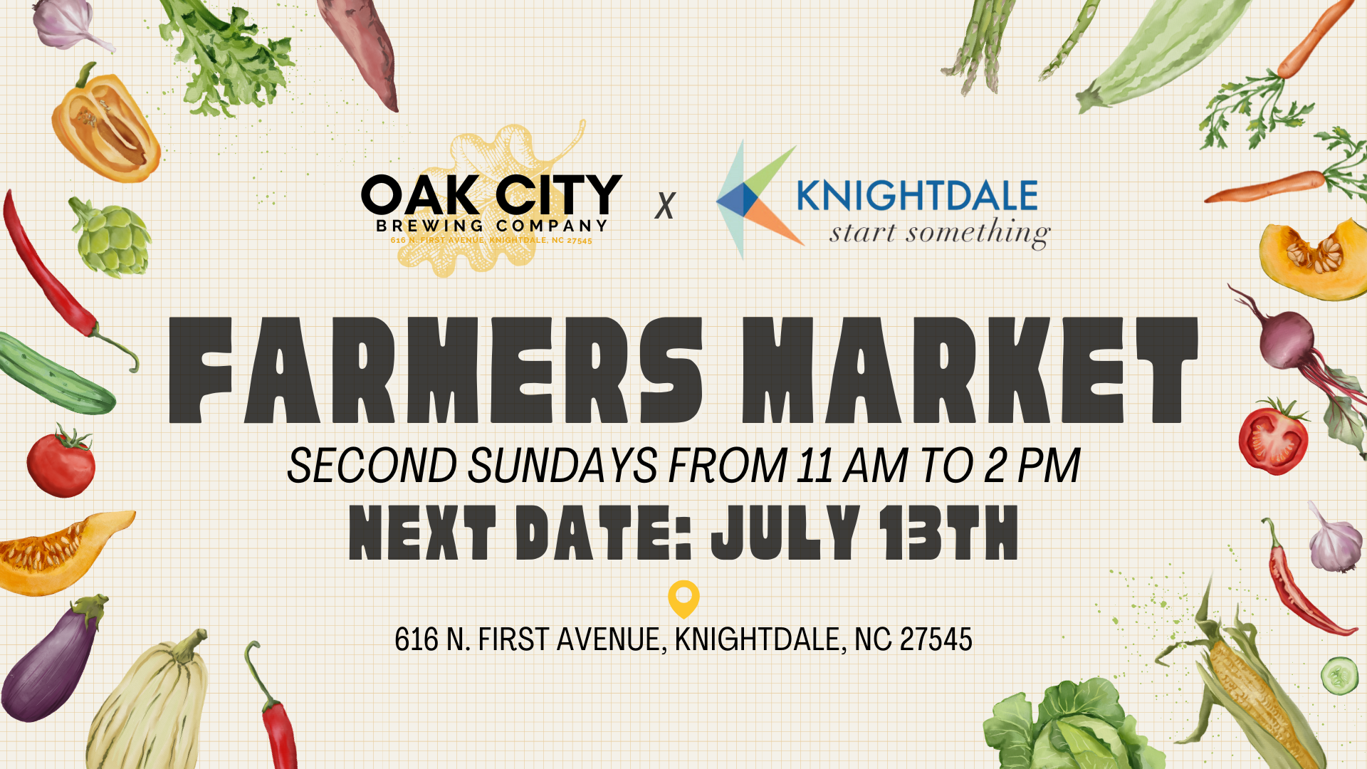 July Farmers Market @ Oak...