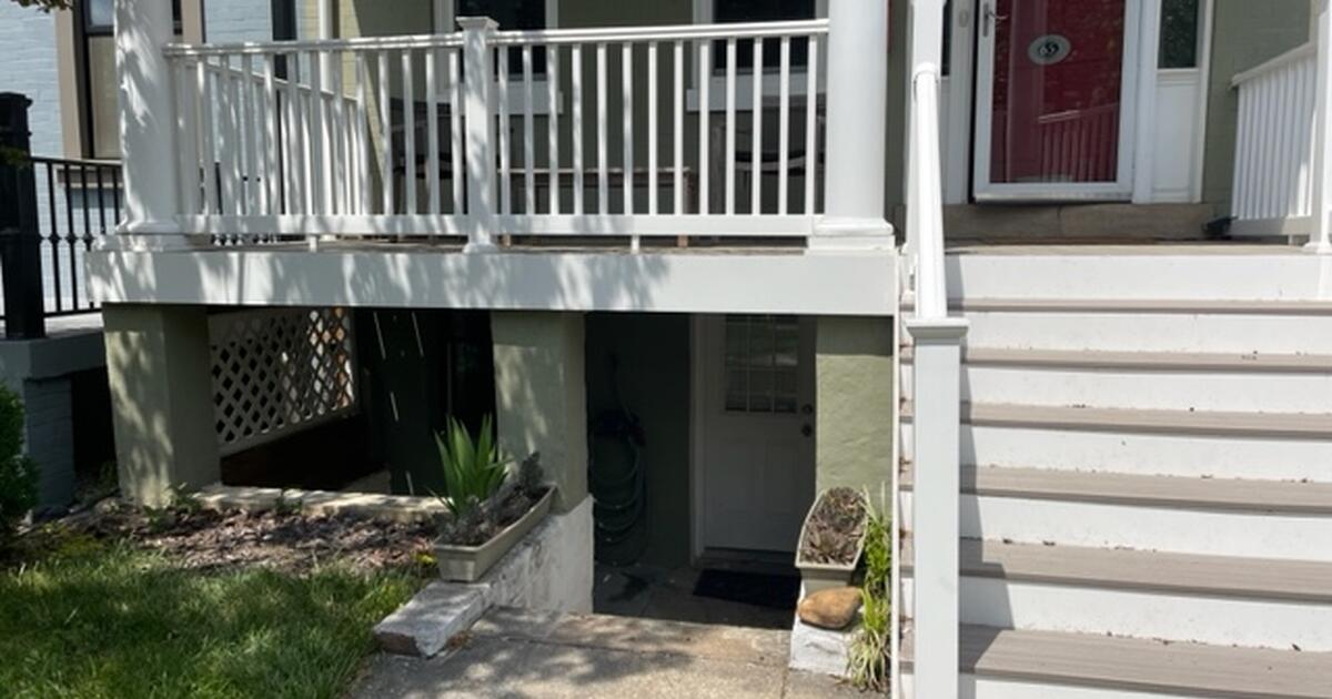 1 Bedroom, 1 Bathroom Garden Apartment in Bloomingdale Row Home for Rent for 1800 in Washington