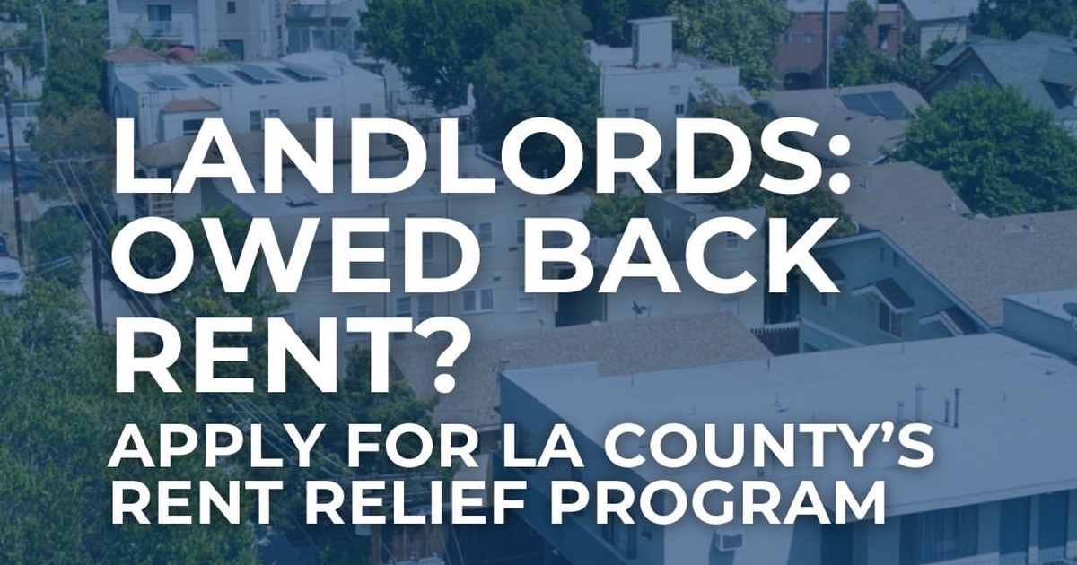 Are you an LA County landlord facing economic impacts caused by COVID