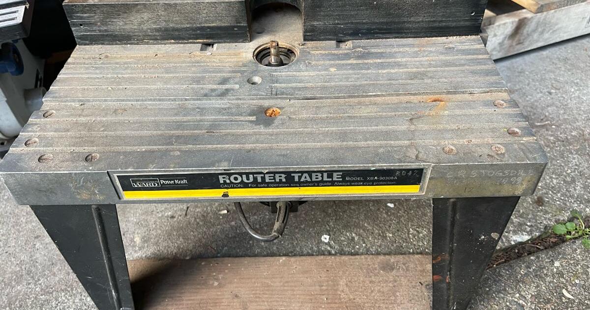 Park Router Table Ward Power Kraft Router Table for $40 in Normandy Park, WA | For Sale ...