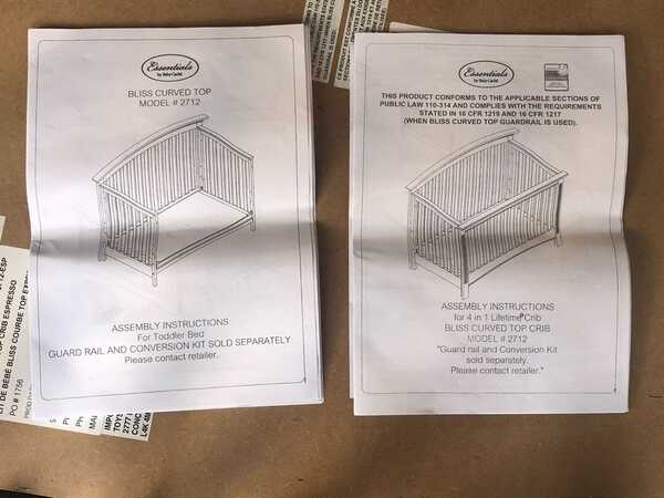 Baby cache bliss sales flat top crib