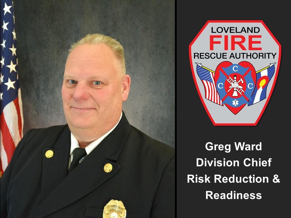 Congratulations to Division Chief Greg Ward for earning his Chief