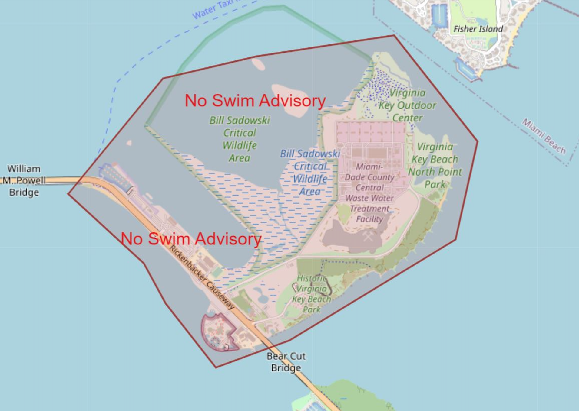 Miami dade water and sewer department wasd crews are on site at the