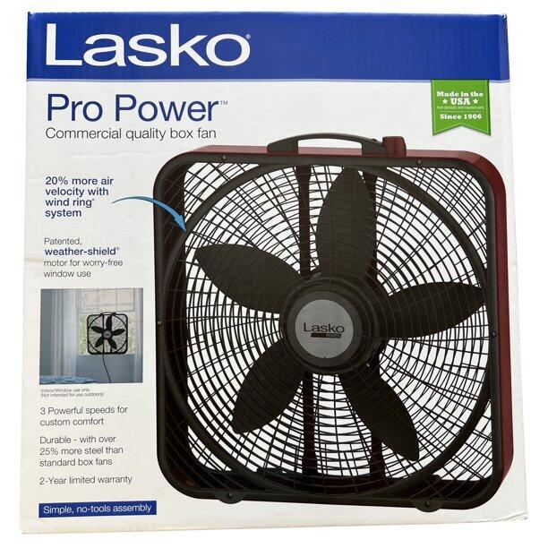 Lasko B20548 3 Speed Pro Power Box Fan 86264009 For $15 In Norcross, GA |  For Sale u0026 Free — Nextdoor