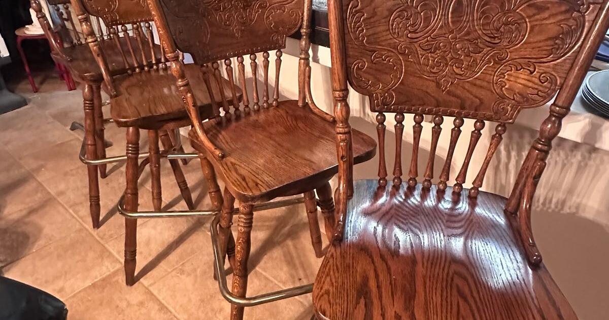 vintage-set-of-4-h-w-hull-sons-pressed-oak-swivel-bar-stools-for