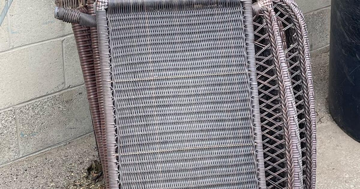 Resin wicker patio furniture or take for the metal for Free in Torrance