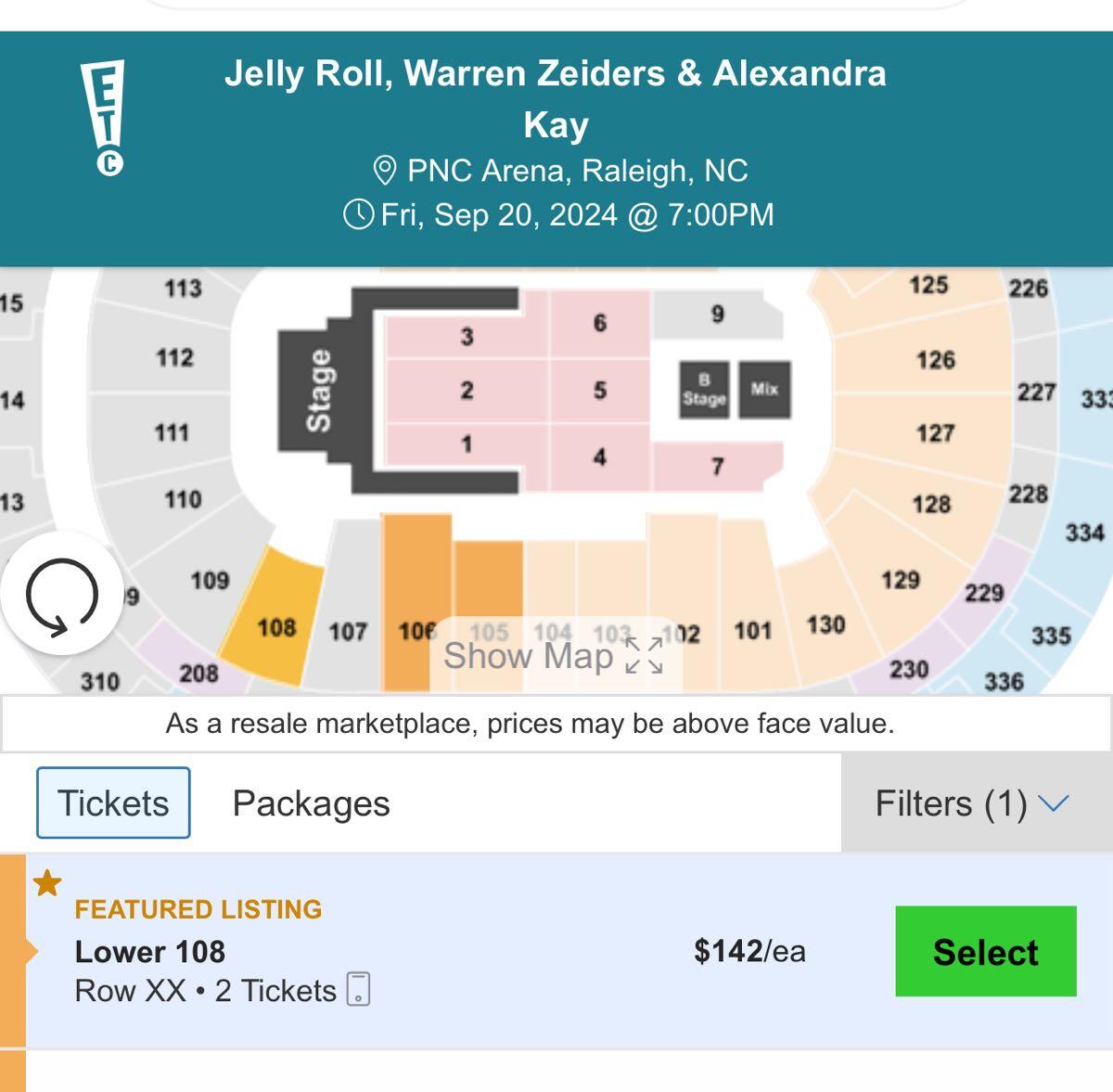 Jelly Roll, Warren Zeiders & Alexandra Kay Tickets