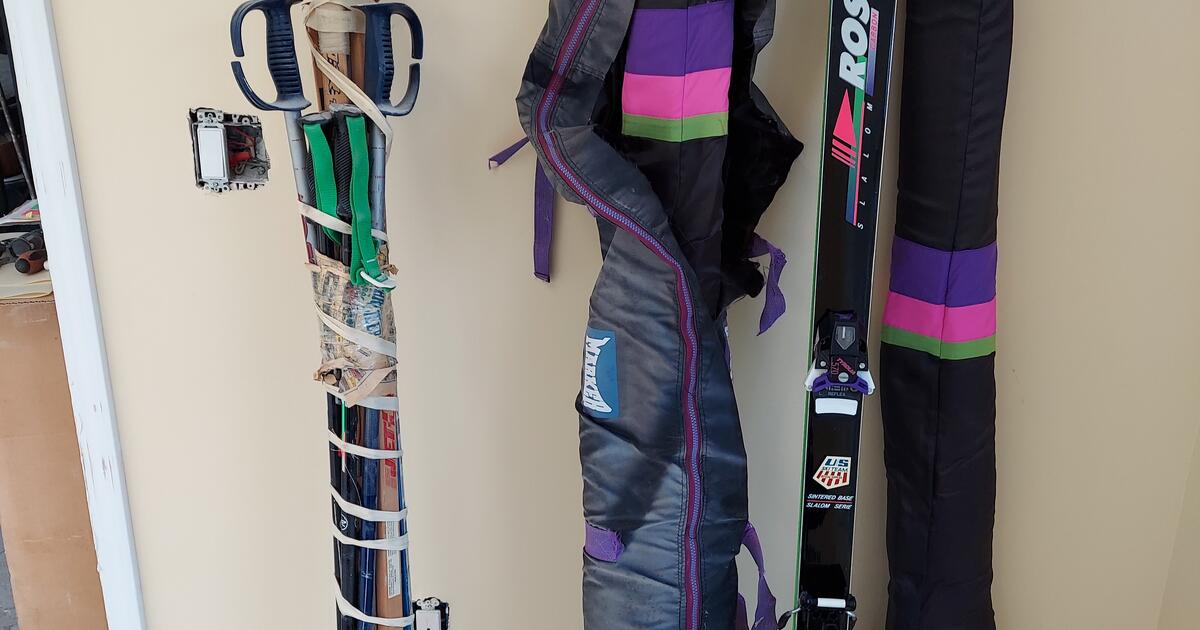Ski's, Ski Boots (Mens Size 10 ski boots) and hockey sticks for Free in