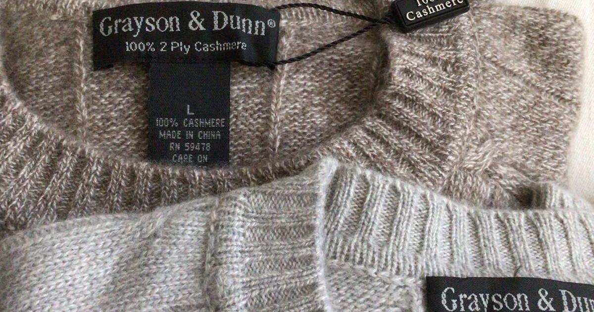 Grayson & 2024 dunn cashmere sweater