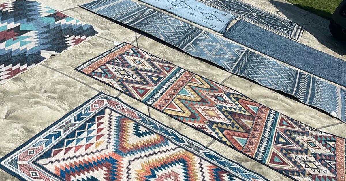 Ruggables . Very Clean , no stains, smoke free home , 99 and 75 for