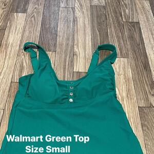Walmart Green Top Size Small