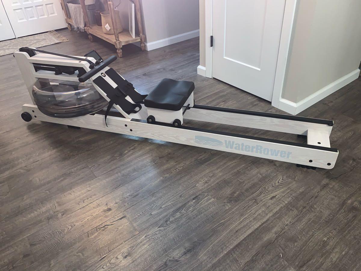 Waterrower driftwood rowing online machine