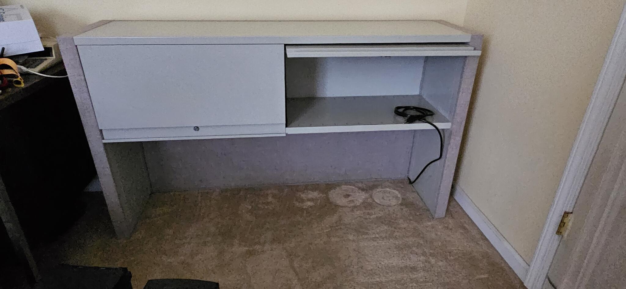 Desk Hutch with Storage - No Desk