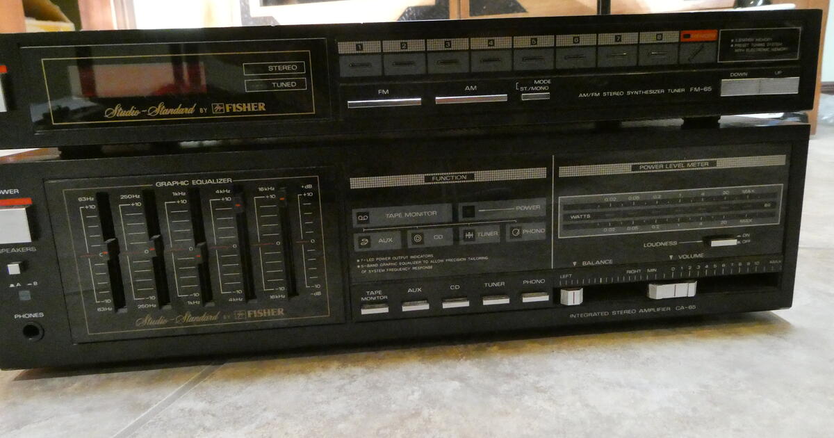 FISHER Stereo AM/FM equipment Tuner & Amplifier for 30 in Las Cruces