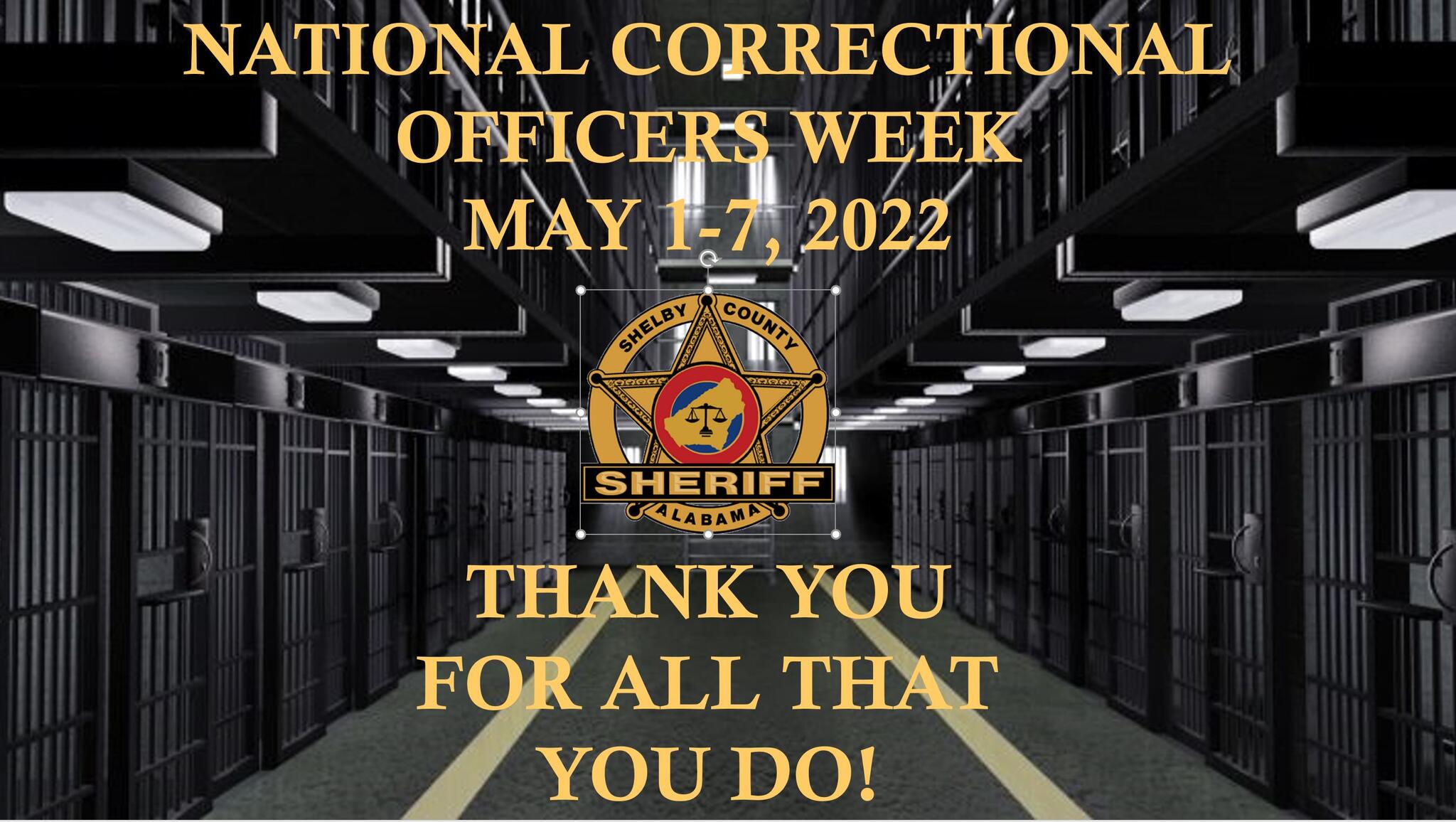National Correctional Officers Week (Shelby County Sheriff's Office
