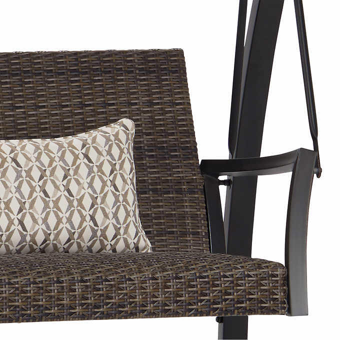 springdale woven patio swing