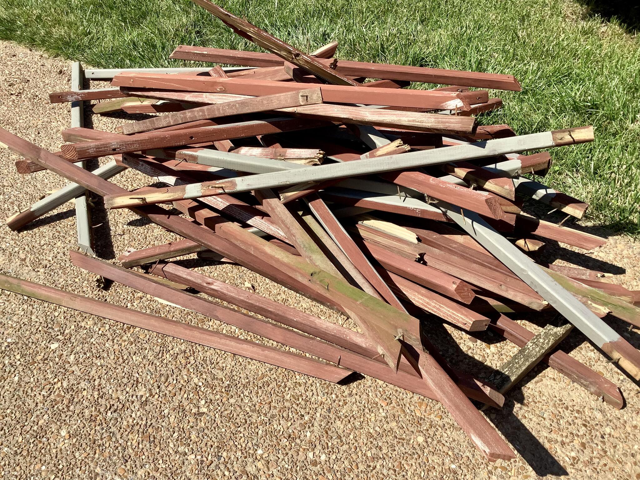 Deck Fence Wood Spindles FREE for Free in Nashville, TN For Sale